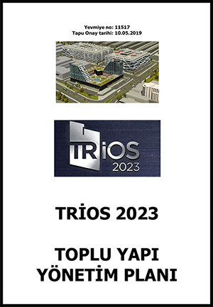 TRİOS 2023 Toplu Yapı Yönetim Planı